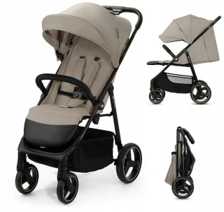 Ľahký kočík TRIG 3 Kinderkraft Beige do 22 kg